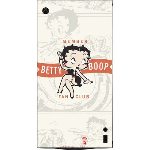 Betty Boop Member Fan Club XBox Series X Digital Edition Console Skin